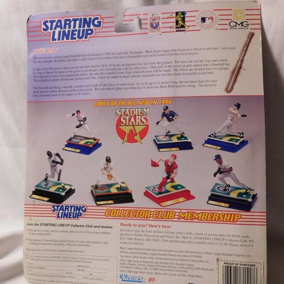 Kenner Starting Lineup Classic Doubles Derek Jeter and Rey Ordonez 1998 MLB - Picture 3 of 11